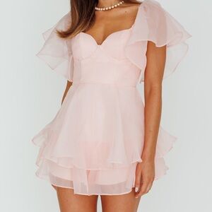 Selfie Leslie Pink Romper